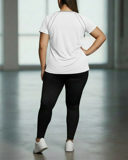 Sport Tee with Contrast Piping